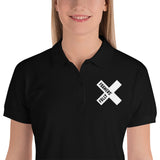Foamers' Folly X Embroidered Women's Polo Shirt